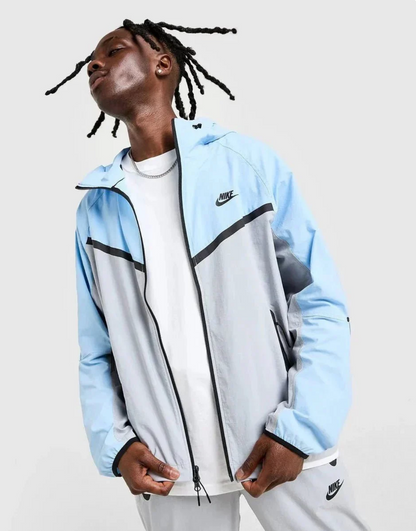 Nike Tech Hoodies Gris Bleu