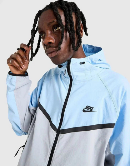 Nike Tech Hoodies Gris Bleu