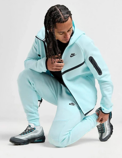 Nike Tech Hoodies Bleu Ciel